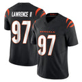 C.Bengals #97 Dexter Lawrence II Player Black Vapor F.U.S.E. Limited Home Game ROCER Stitched Jerseys