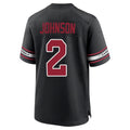 A.Cardinals #2 Will Johnson Player Black Alternate Game ROCER Stitched Jerseys