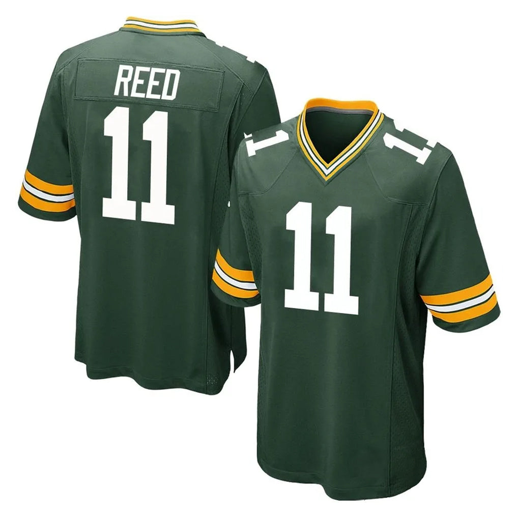 GB.Packers #11 Jayden Reed Player Green Home Game ROCER Stitched Jerseys