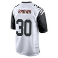 C.Bengals #30 Chase Brown Player White Alternate Home Game ROCER Stitched Jerseys