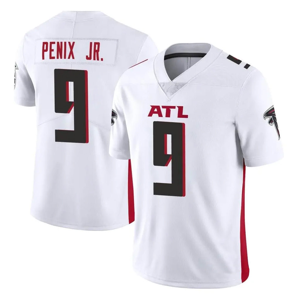 A.Falcons #9 Michael Penix Jr. Player White Vapor Untouchable Limited Home Game ROCER Stitched Jerseys