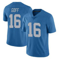 D.Lions #16 Jared Goff Player Blue Limited Throwback Vapor Untouchable ROCER Stitched Jerseys