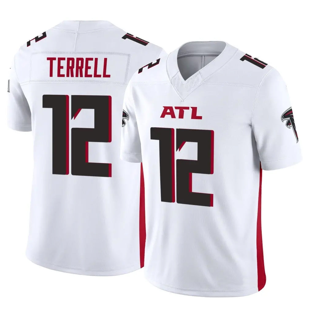 A.Falcons #12 Avieon Terrell Player White Vapor F.U.S.E. Limited ROCER Stitched Jerseys