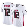 A.Falcons #12 Avieon Terrell Player White Vapor F.U.S.E. Limited ROCER Stitched Jerseys