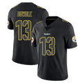 P.Steelers #13 Rico Dowdle Player Black Impact Limited Home Game ROCER Stitched Jerseys