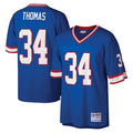 B.Bills #34 Thurman Thomas Player Royal Mitchell & Ness Legacy Replica ROCER Stitched Jerseys