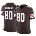 C.Browns #80 Jamari Thrash Player Brown Vapor F.U.S.E. Limited Home Game ROCER Stitched Jerseys