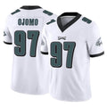 P.Eagles #97 Moro Ojomo Player White Limited Vapor F.U.S.E. Home Game ROCER Stitched Jerseys