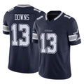 D.Cowboys #13 Caleb Downs Player Navy Limited Vapor F.U.S.E. Home Game ROCER Stitched Jerseys