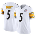 P.Steelers #5 Jalen Ramsey Player White Limited Vapor F.U.S.E. Home Game ROCER Stitched Jerseys