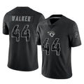 J.Jaguars #44 Travon Walker Player Black Reflective Limited Game ROCER Stitched Jerseys