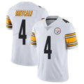 P.Steelers #4 DK Metcalf Player White Limited Vapor Untouchable Home Game ROCER Stitched Jerseys