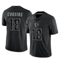 A.Falcons #18 Kirk Cousins Player Black RFLCTV Limited ROCER Stitched Jerseys