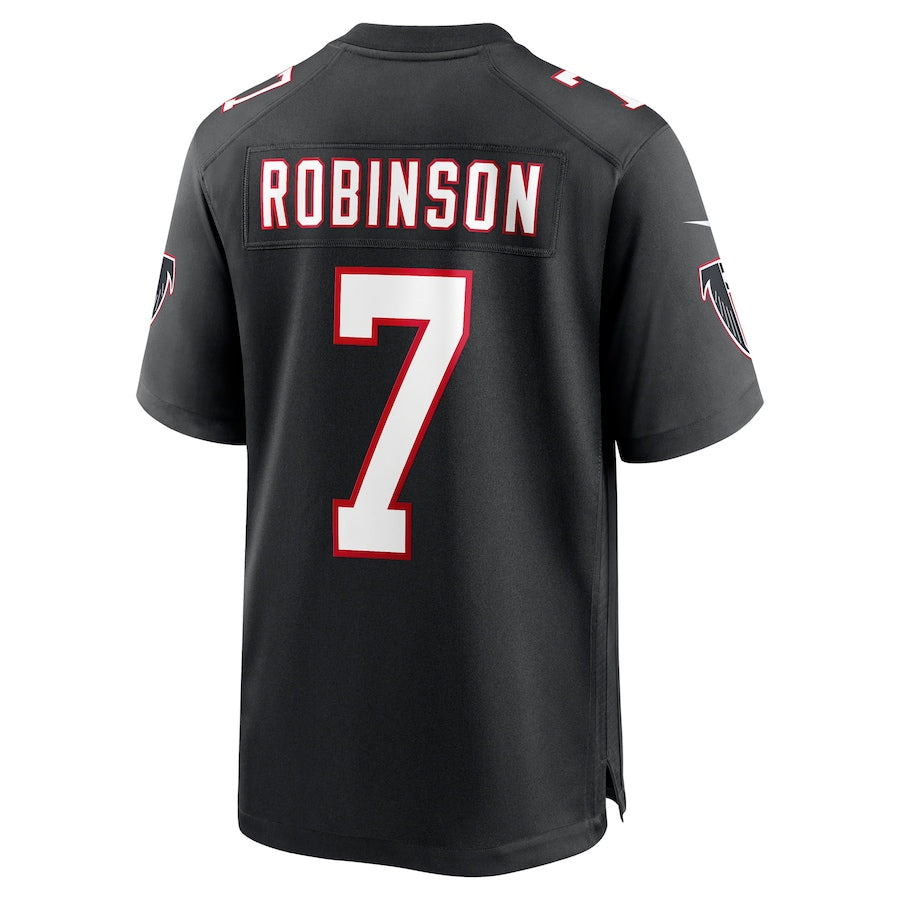 A.Falcons #7 Bijan Robinson Player Black Alternate Game ROCER Stitched Jerseys