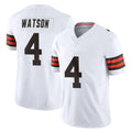 C.Browns #4 Deshaun Watson Player White Vapor F.U.S.E. Limited Home Game ROCER Stitched Jerseys