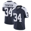 D.Cowboys #34 Jalen Thompson Player Navy-White Limited Alternate Vapor Untouchable Home Game ROCER Stitched Jerseys