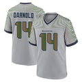 S.Seahawks #14 Sam Darnold Player Grey 2025 Rivalries Collection Home Game ROCER Stitched Jerseys