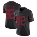 SF.49ers #92 Osa Odighizuwa Player Black Alternate Limited Vapor Untouchable Home Game ROCER Stitched Jerseys