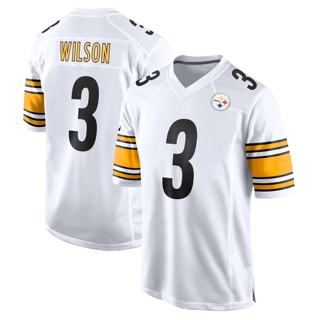 P.Steelers #3 Jaquan Brisker Player White Home Game ROCER Stitched Jerseys
