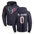 H.Texans #0 Azeez Al-Shaair Player Navy Pro Line Pullover Hoodie Limited Game ROCER Stitched Jerseys