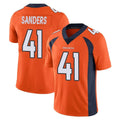 D.Broncos #41 Drew Sanders Player Orange Color Vapor Untouchable Limited Game Ddoa Stitched Jerseys