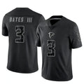 A.Falcons #3 Jessie Bates III Player Black RFLCTV Limited ROCER Stitched Jerseys