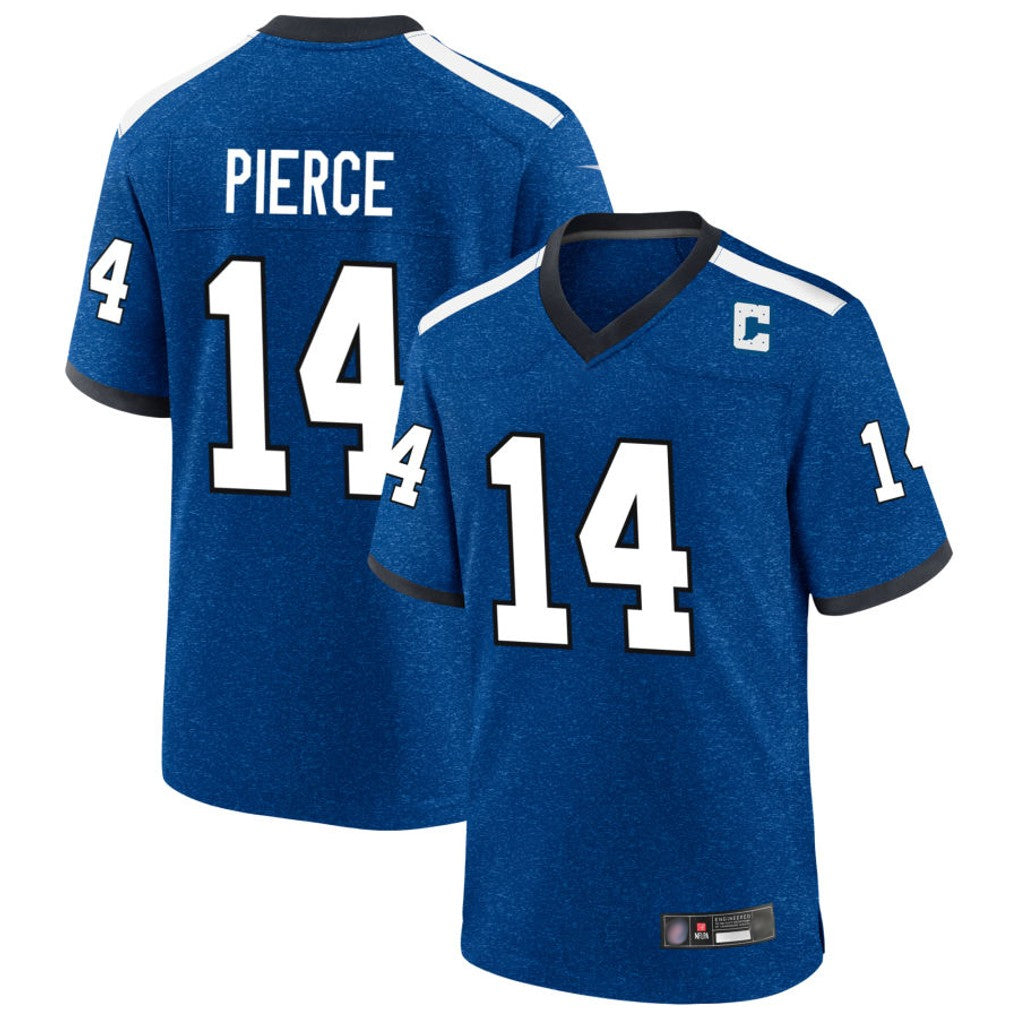 IN.Colts #14 Alec Pierce Player Royal Alternate Indiana Nights Home Game ROCER Stitched Jerseys