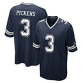 D.Cowboys #3 George Pickens Player Navy Home Game ROCER Stitched Jerseys