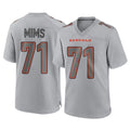 C.Bengals #71 Amarius Mims Player Gray Atmosphere Fashion Game ROCER Stitched Jerseys