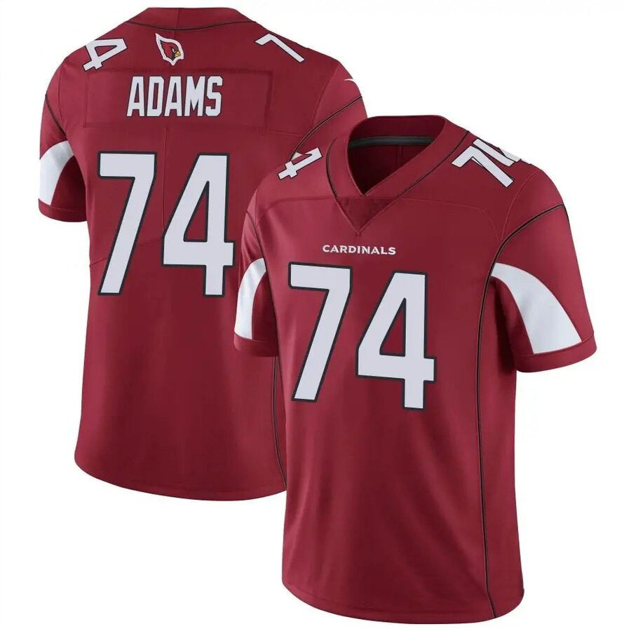 A.Cardinals #74 Isaiah Adams Player Red Game ROCER Stitched Jerseys