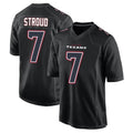 H.Texans #7 CJ Stroud Player Black Fashion Home Game ROCER Stitched Jerseys