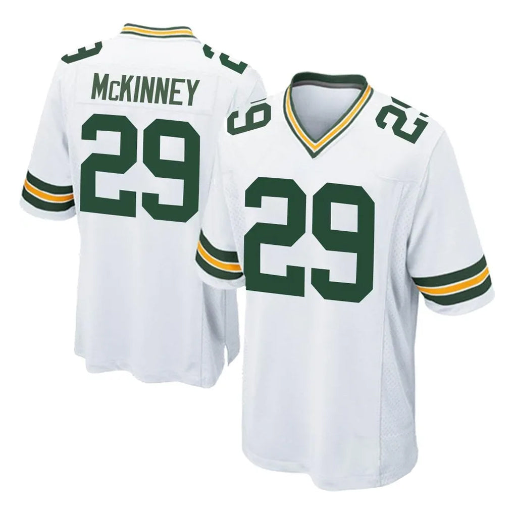 GB.Packers #29 Xavier McKinney Player White Home Game ROCER Stitched Jerseys