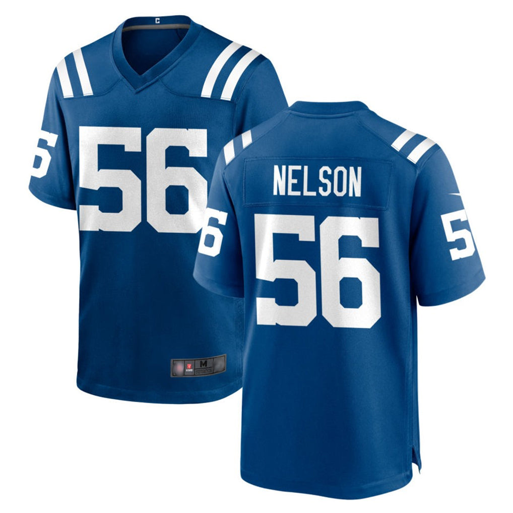 IN.Colts #56 Quenton Nelson Player Royal Home Game ROCER Stitched Jerseys