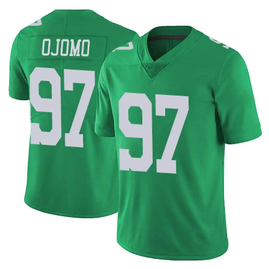 P.Eagles #97 Moro Ojomo Player Green Limited Vapor Untouchable Home Game ROCER Stitched Jerseys