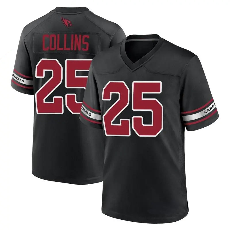 A.Cardinals #25 Zaven Collins Player Black Game Home ROCER Stitched Jerseys