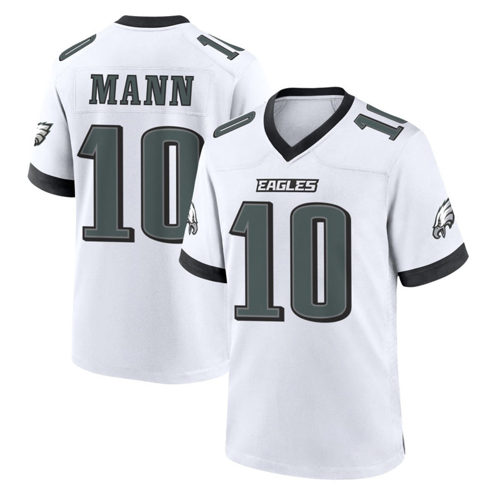 P.Eagles #10 Braden Mann Player White Game Home ROCER Stitched Jerseys