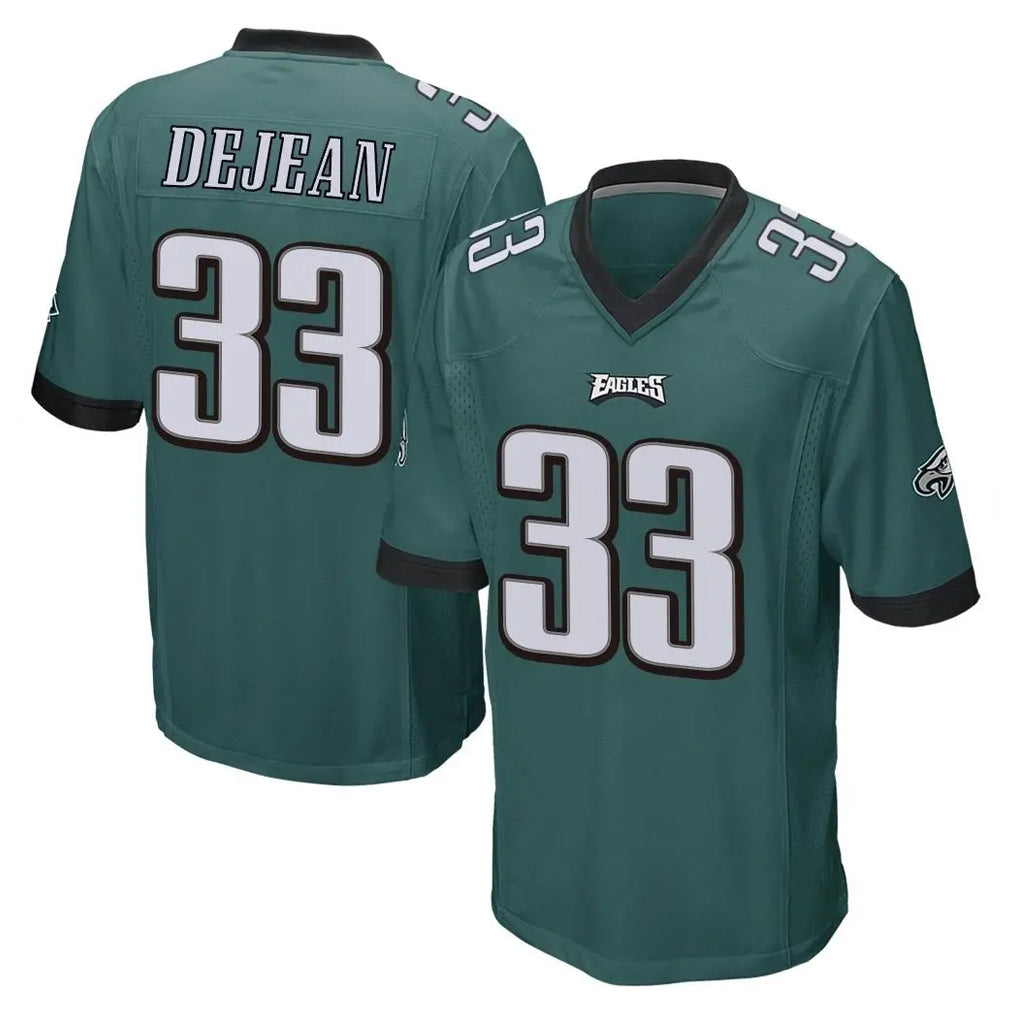 P.Eagles #33 Cooper DeJean Player Team Color Green Home Game ROCER Stitched Jerseys