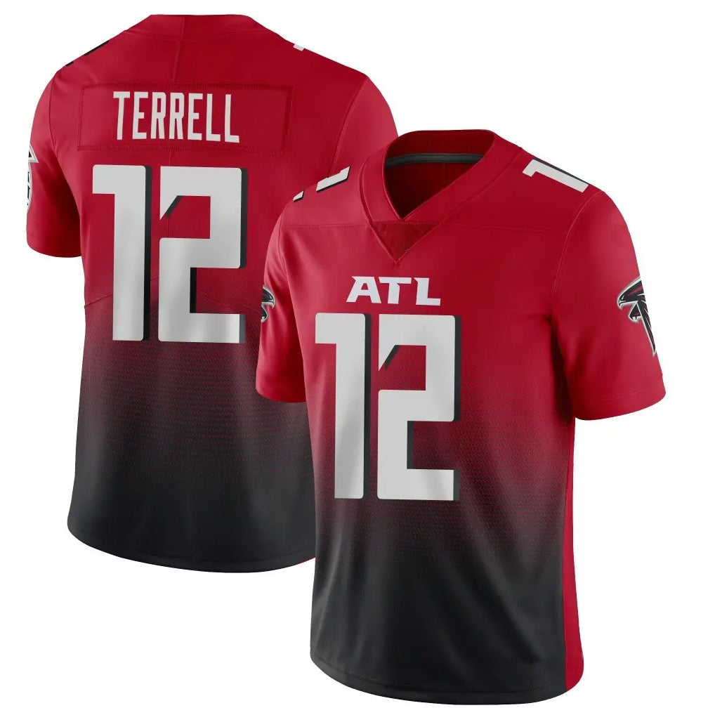 A.Falcons #12 Avieon Terrell Player Red Vapor Untouchable Limited Home Game ROCER Stitched Jerseys