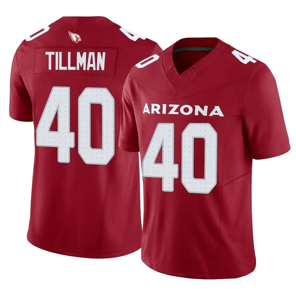A.Cardinals #40 Pat Tillman Player Cardinal Vapor F.U.S.E. Limited ROCER Stitched Jerseys