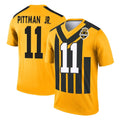 P.Steelers #11 Michael Pittman Jr. Player Gold Legend Limited 1933 Throwback Performance Home Game ROCER Stitched Jerseys