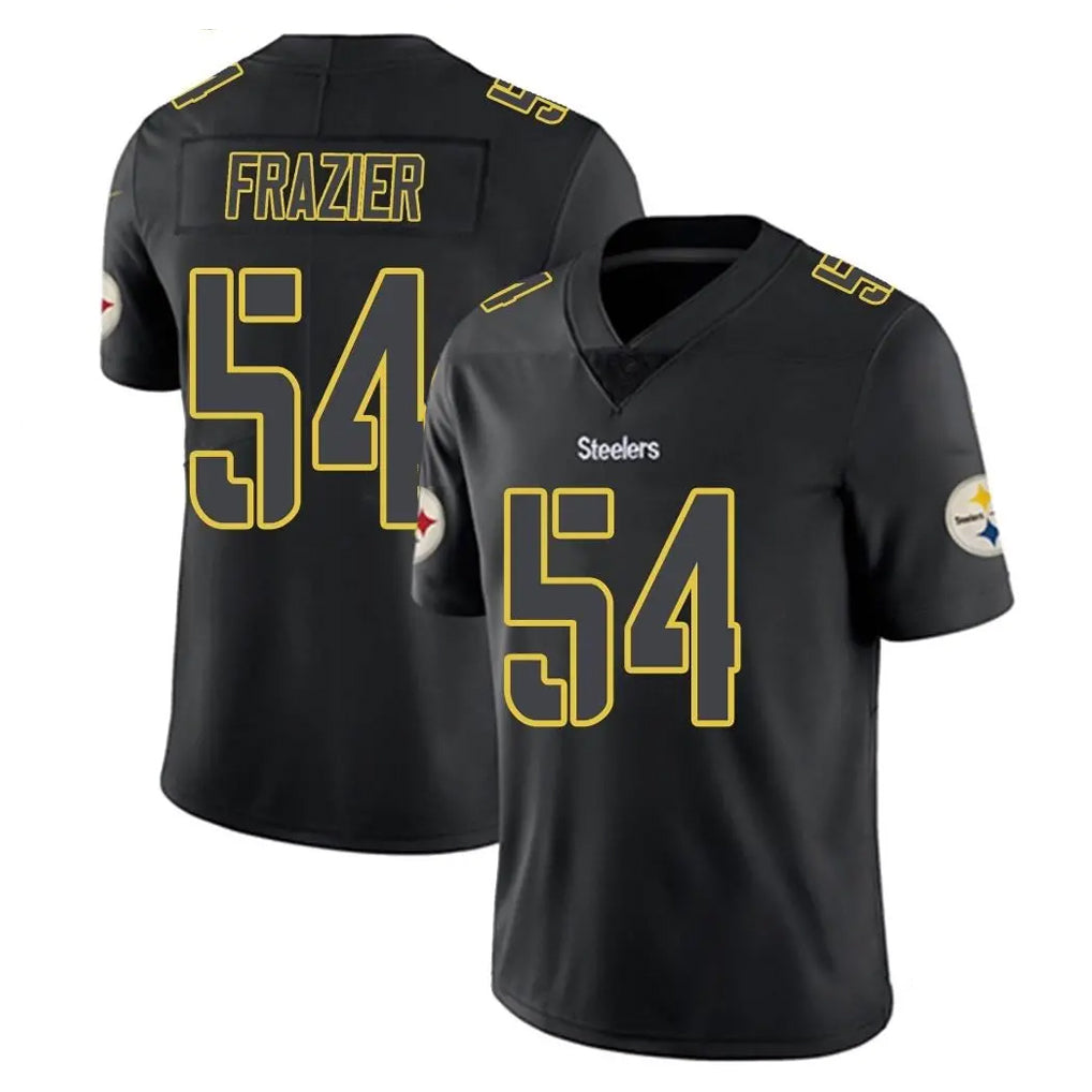 P.Steelers #54 Zach Frazier Player Black Impact Limited Home Game ROCER Stitched Jerseys