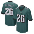 P.Eagles #26 Saquon Barkley Player Team Color Green Home Game ROCER Stitched Jerseys