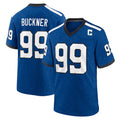 IN.Colts #99 DeForest Buckner Player Royal Alternate Indiana Nights Home Game ROCER Stitched Jerseys
