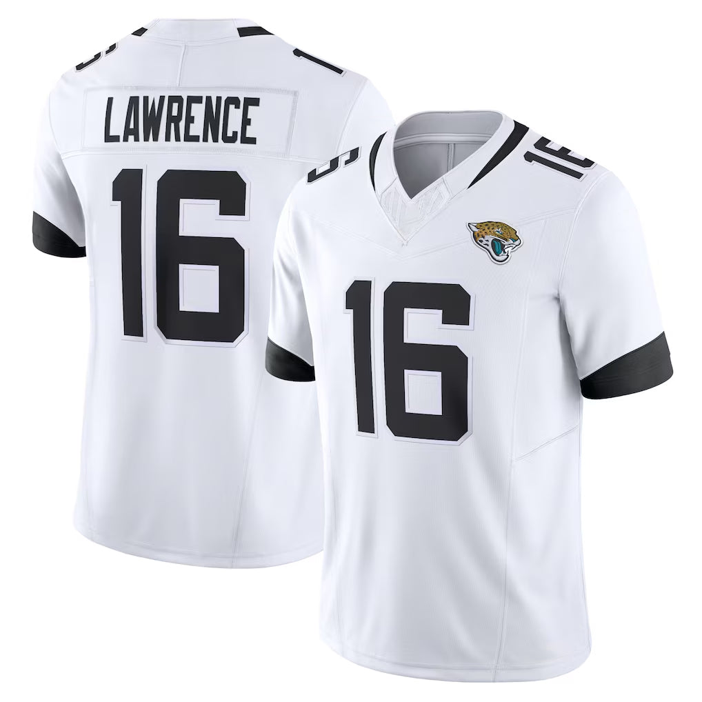 J.Jaguars #16 Trevor Lawrence Player White Vapor F.U.S.E. Limited Home Game ROCER Stitched Jerseys