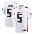 A.Falcons #5 Drake London Player White Game ROCER Stitched Jerseys
