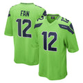S.Seahawks #12 12th Fan Player Green Home Game ROCER Stitched Jerseys