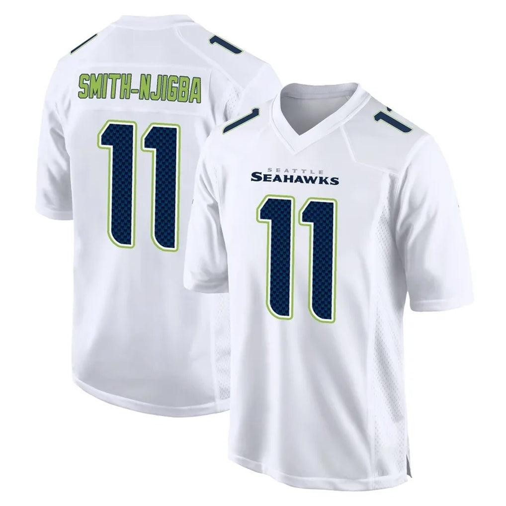 S.Seahawks #11 Jaxon Smith-Njigba Player White Tundra Fashion Home Game ROCER Stitched Jerseys