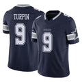 D.Cowboys #9 KaVontae Turpin Player Navy Limited Vapor F.U.S.E. Home Game ROCER Stitched Jerseys