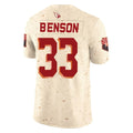 A.Cardinals #33 Trey Benson Player Cream Rivalries Collection Vapor Limited Home Game ROCER Stitched Jerseys