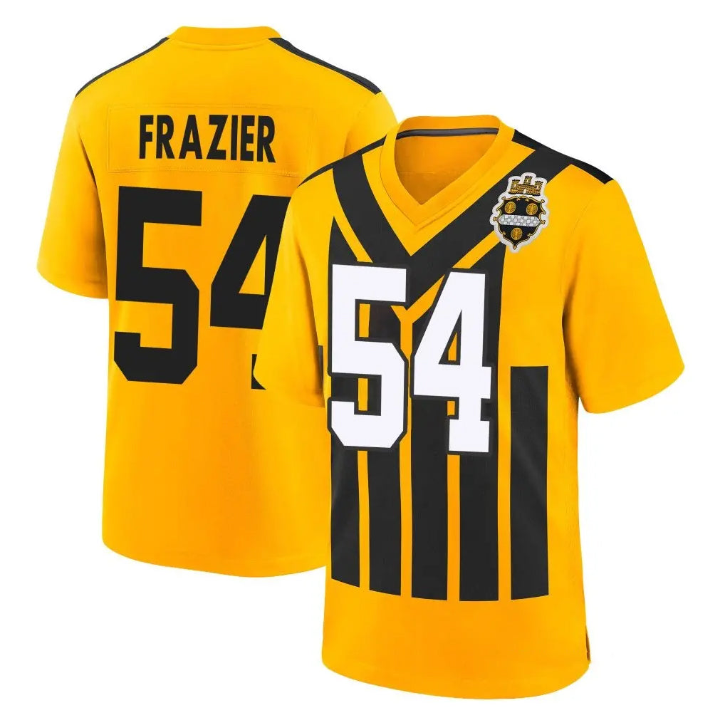 P.Steelers #54 Zach Frazier Player Gold Limited 1933 Throwback Home Game ROCER Stitched Jerseys